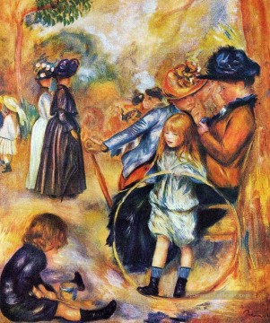  noir tableau - aux jardins du luxembourg Pierre Auguste Renoir